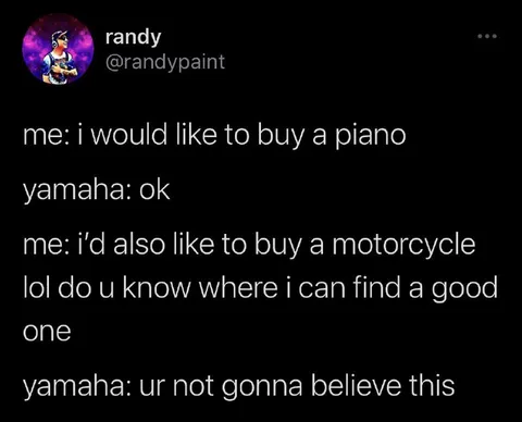 Yamaha Sells Everything