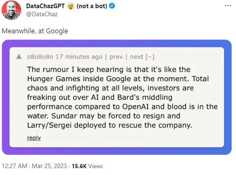 Meanwhile, at Google