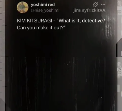 Kim Kitsuragi reads the note