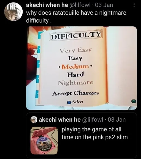 Ratatouille Nightmare Difficulty