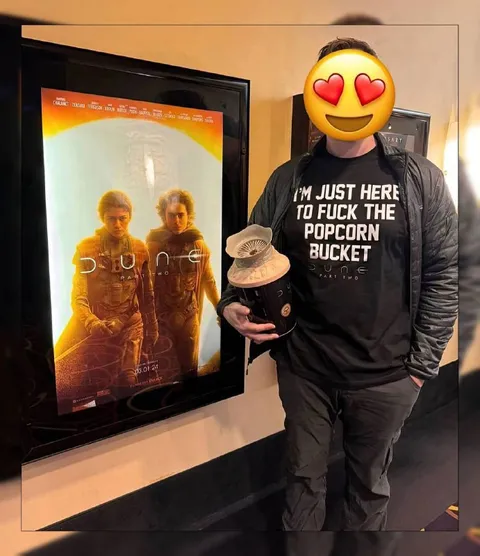 Here to Fuck the Popcorn Bucket