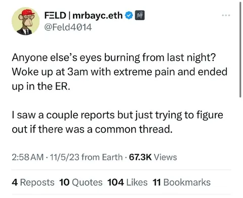 Eyes Burning After Last Night