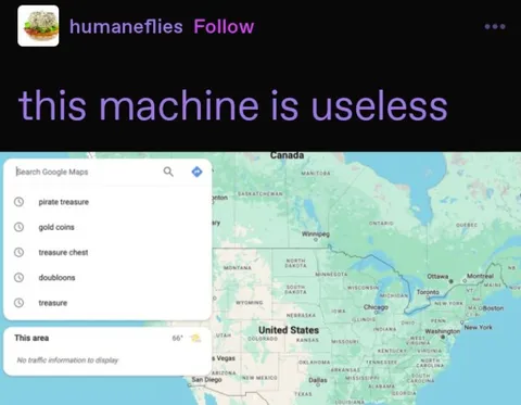 Treasure Hunting Google Maps
