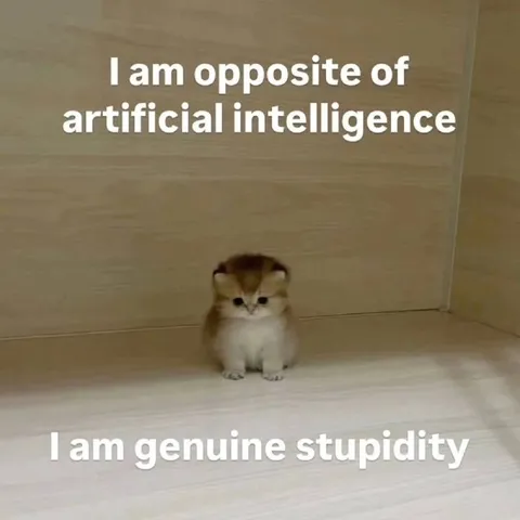 Opposite of Artificial Intelligence