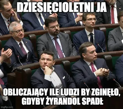 Dziesięcioletni ja liczy ofiary