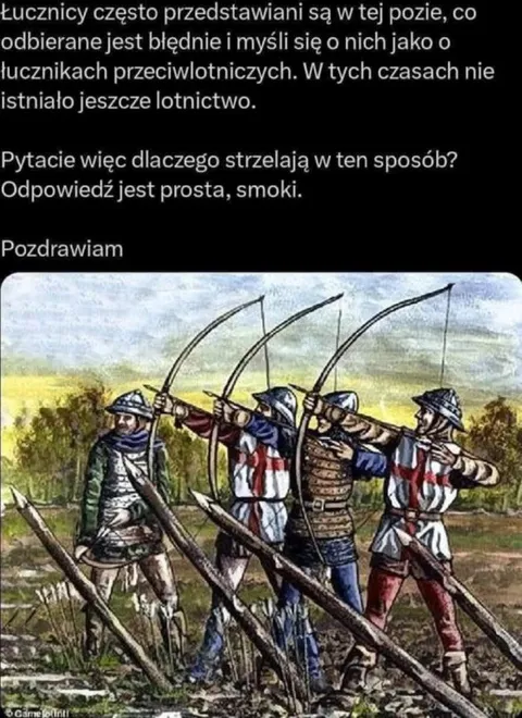 Łucznicy przeciwlotniczy i smoki