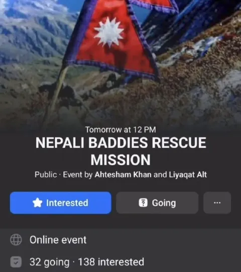 Nepali Baddies Rescue Mission