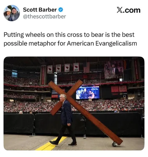 American Evangelicalism Cross Metaphor