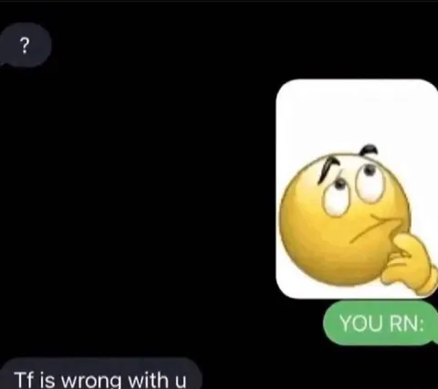 Confused Emoji Text Reply