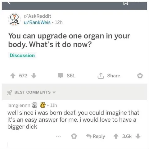 Born Deaf, Wants a Bigger Dick