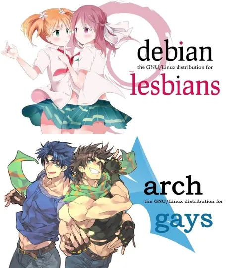 Debian Lesbians Arch Gays