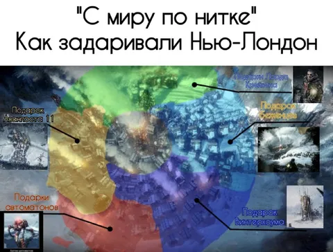 Как задариваали Нью-Лондон