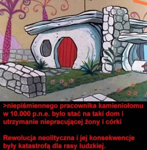 Dom pracownika kamieniołomu w neolicie