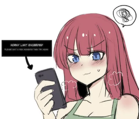 Horny Limit Exceeded Anime Girl