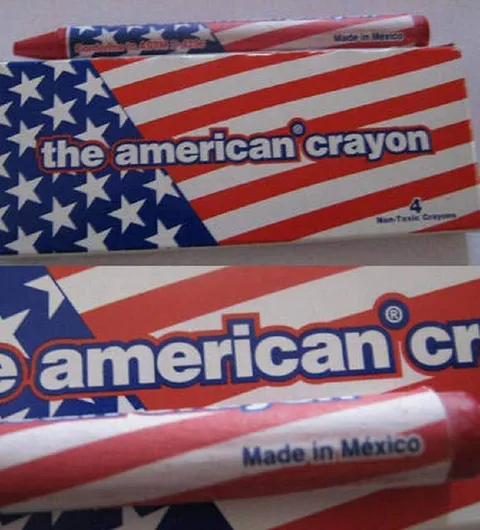 The American Crayon Made in Mexico