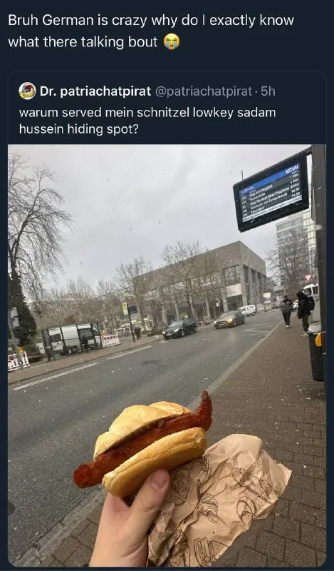 German Schnitzel Hiding Spot