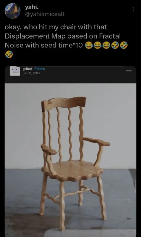 Fractal Noise Destroyed My Chair
