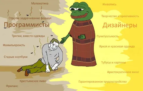 Программисты против дизайнеров