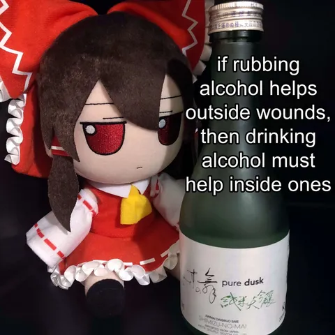 Alcohol Helps Inside and Out
