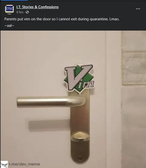 Parents Put Vim on the Door