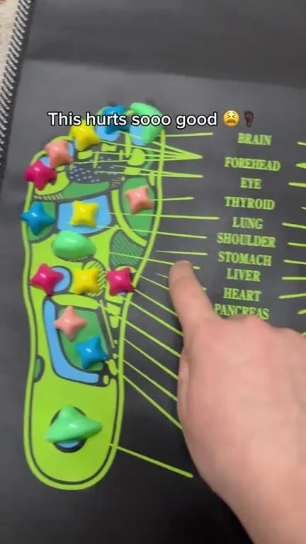 This hurts so good acupressure mat