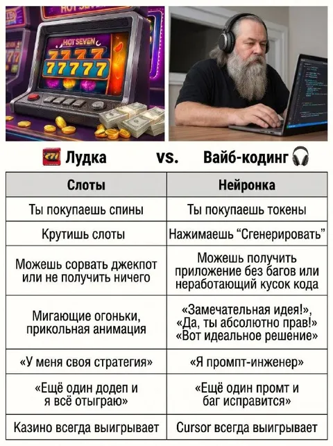 Слоты против вайб-кодинга