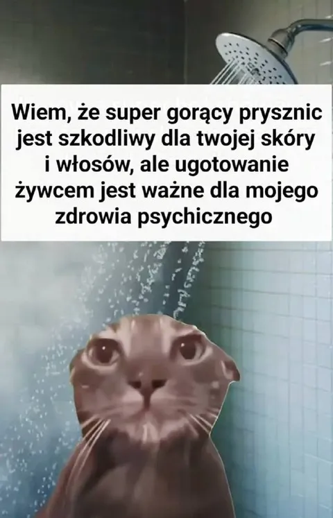 Gorący prysznic dla zdrowia psychicznego