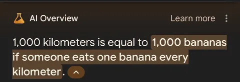 One Banana Per Kilometer