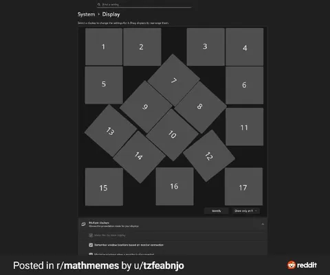Windows Monitor Arrangement Nightmare