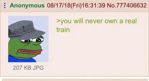 You Will Never Own a Real Train