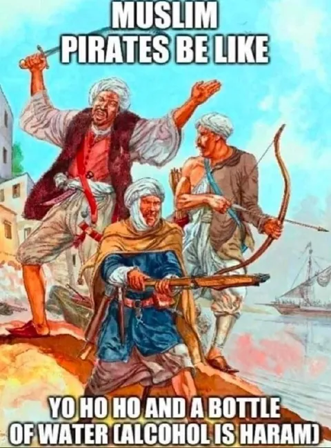 Muslim Pirates Drink Water