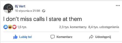 I Stare at Missed Calls