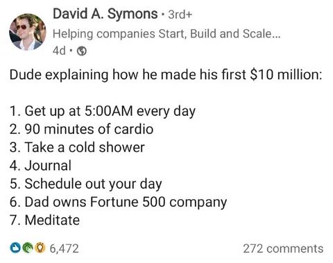 Dad Owns a Fortune 500 Company