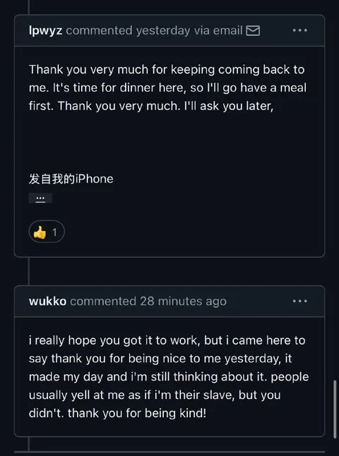 Thank You for Being Kind