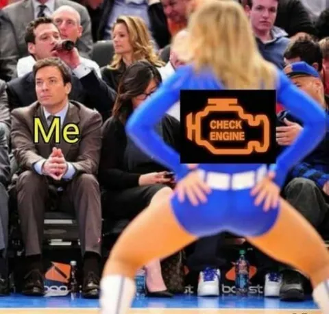 Check Engine Cheerleader