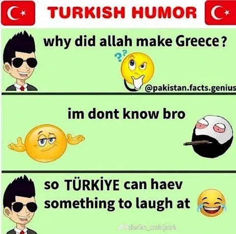 Turkish Humor About Greece