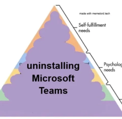 Uninstalling Microsoft Teams Pyramid