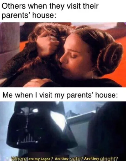Parents' House Lego Panic