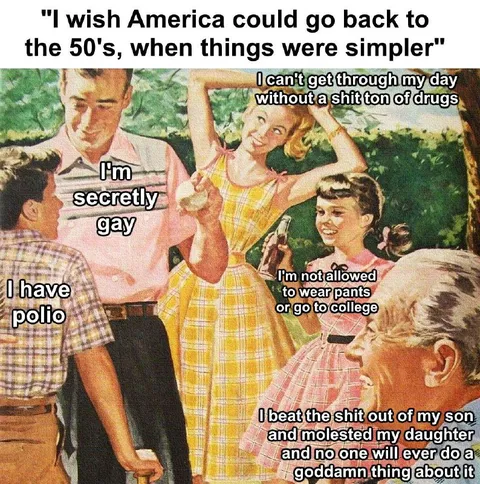 The Simpler 1950s Were Not Simpler