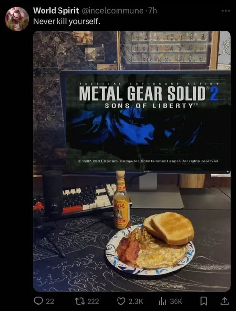 Never Kill Yourself Metal Gear