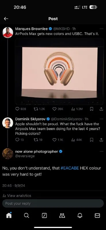 AirPods Max Color Update
