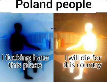 Poland People Patriotism Contrast