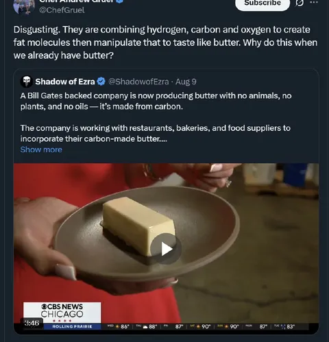 Carbon-Made Butter Outrage