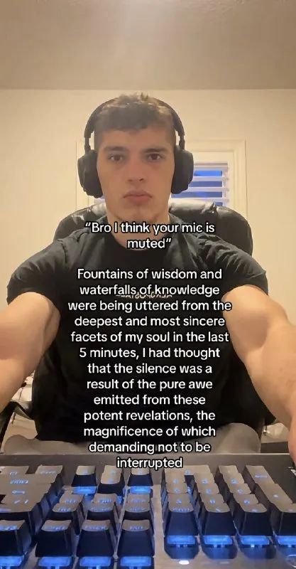 Bro, Your Mic Is Muted