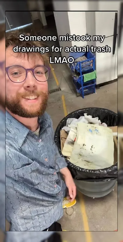 Drawings Mistaken for Trash