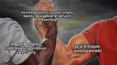 Czytanie slajdów kontra podstawówka