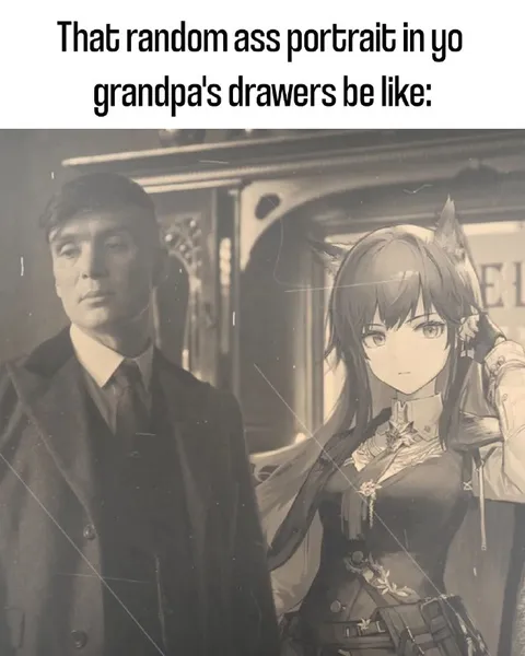 Grandpa's Drawer Portrait