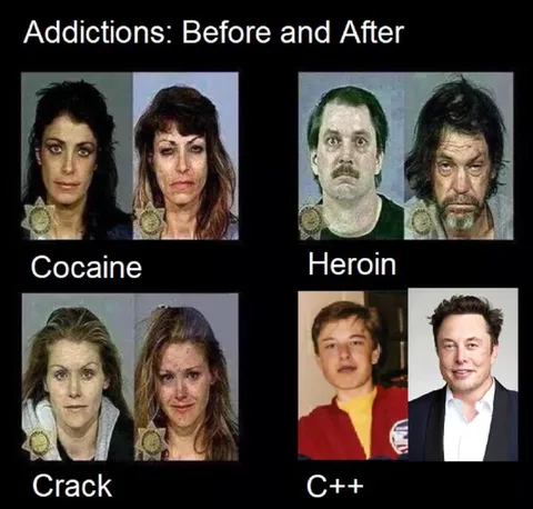 Addictions Before and After C++