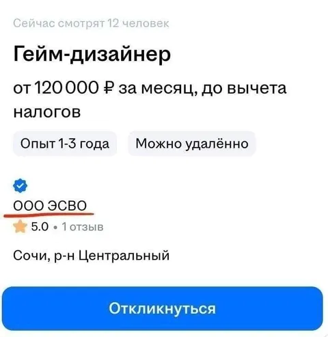 Гейм-дизайнер в Сочи