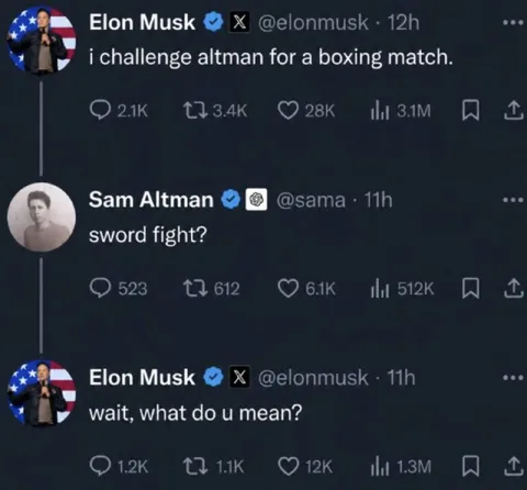 Boxing Match Becomes Sword Fight